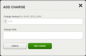 Borrower add misc charge form